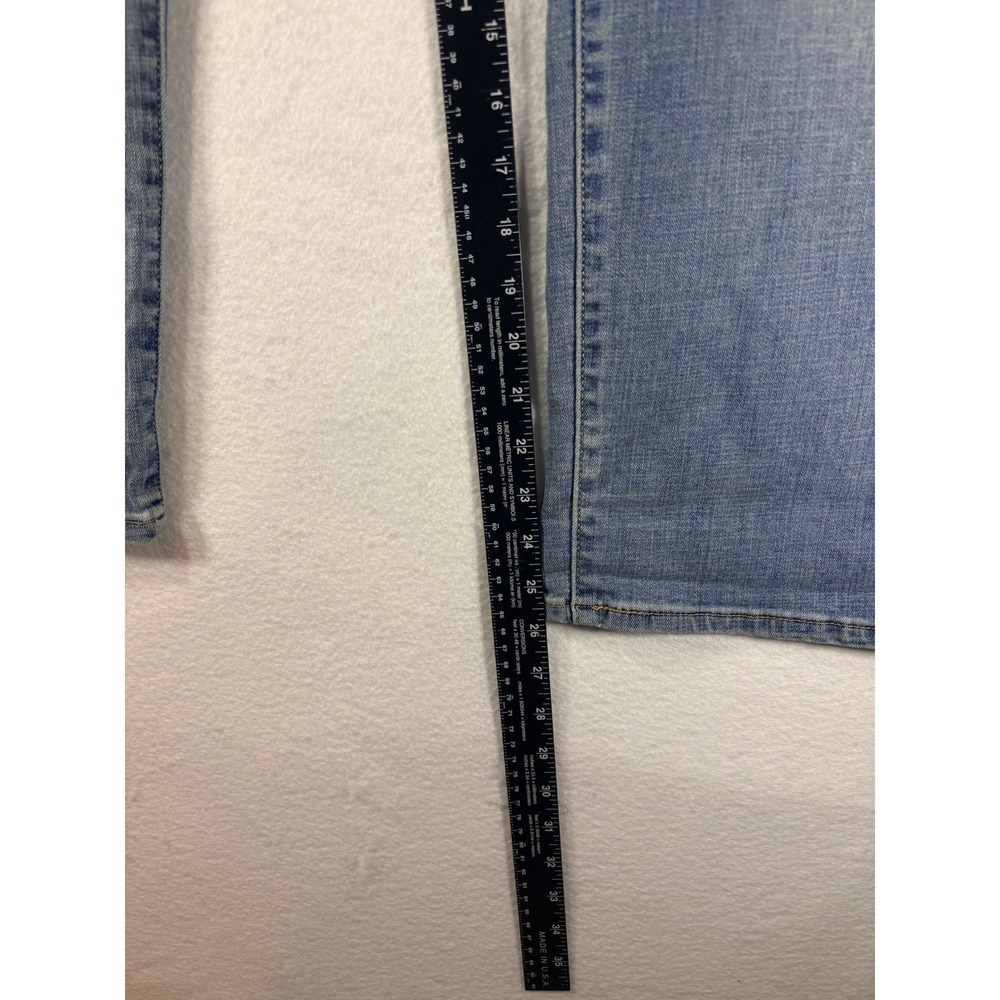 Levi's Boyfriend Jeans Plus Size 20W Distressed Light Wash Straight Leg Denim - Picture 7 of 10